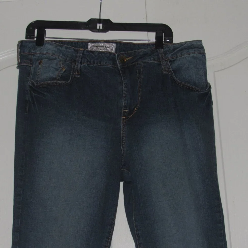 Baby PHAT FASHIONS Silver Label Medium Wash Bootcut Jeans Size 18W